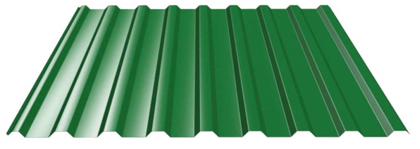 Профнастил ПК-20 RAL 6005 (Зеленый) от 30 см - до 12 м — Харцызск